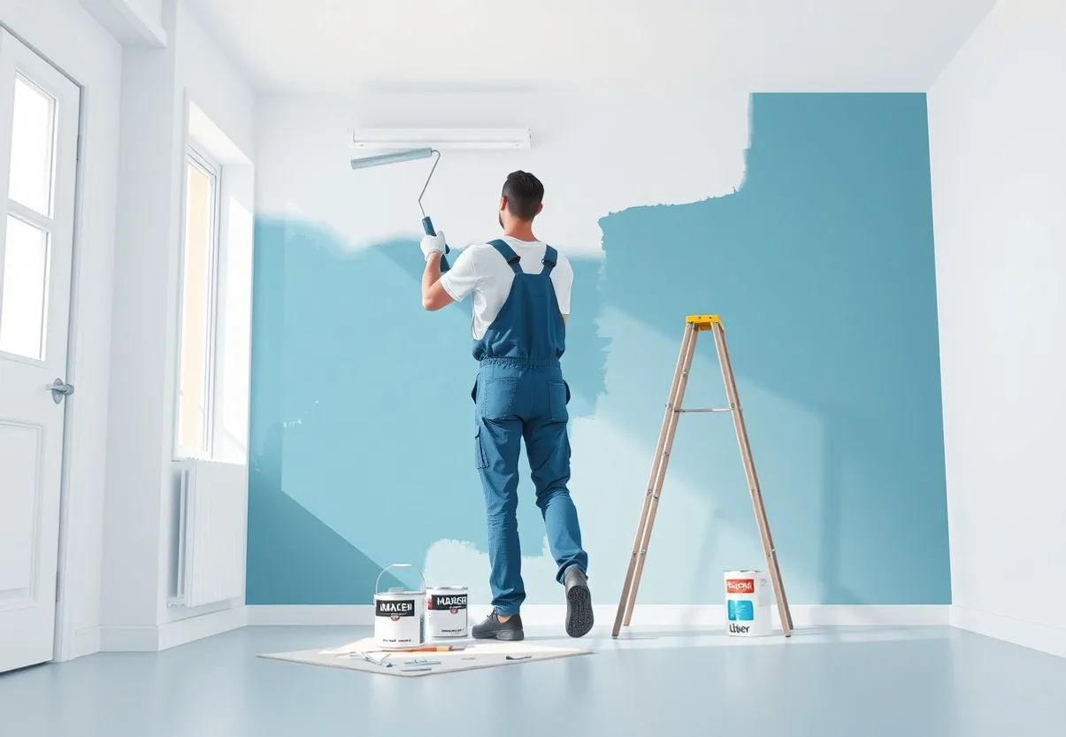 Peintre Orsay 91400 en intervention sur un chantier